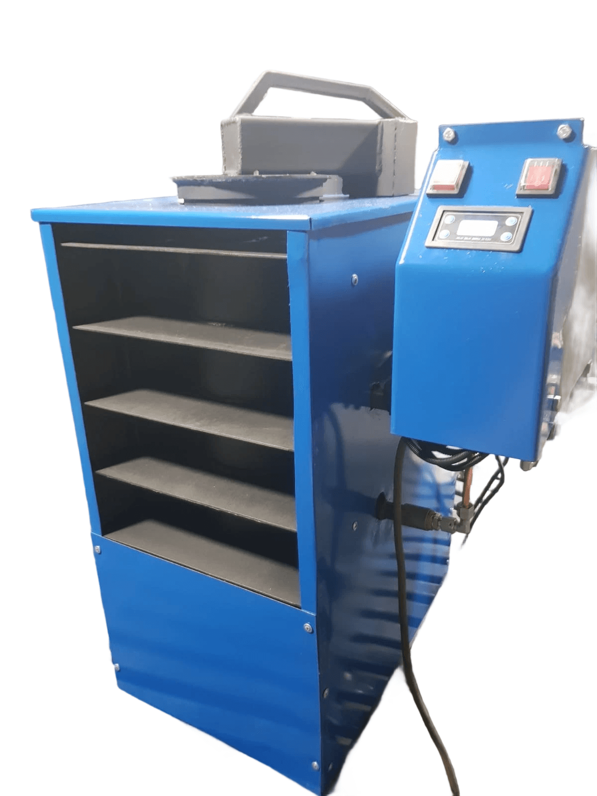 Калориферы на отработанном масле.